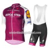 Set Fietsshirt + Korte Koersbroek 2017 Quick-Step Floors Dames N003